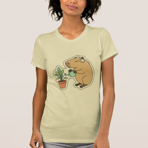 Camiseta Casa de plantas acuáticas de carpincho acogedor