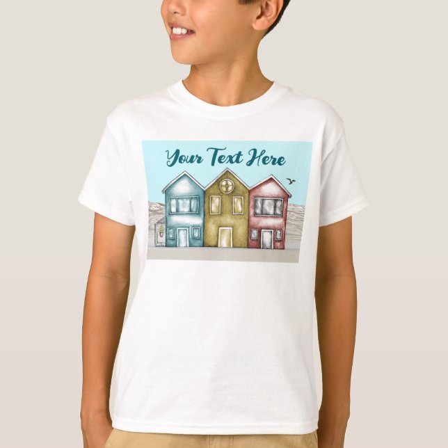 Camiseta Casa de playa personalizada (Anverso)