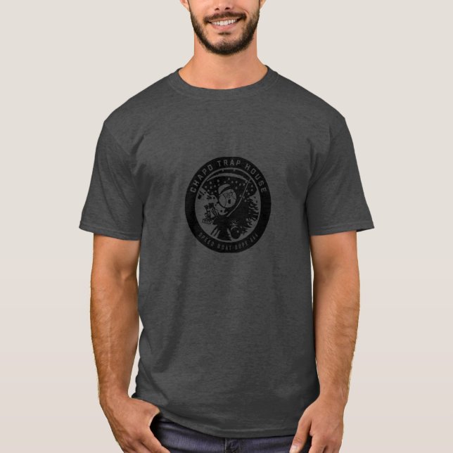 Camiseta casa de trampa de chapo (Anverso)