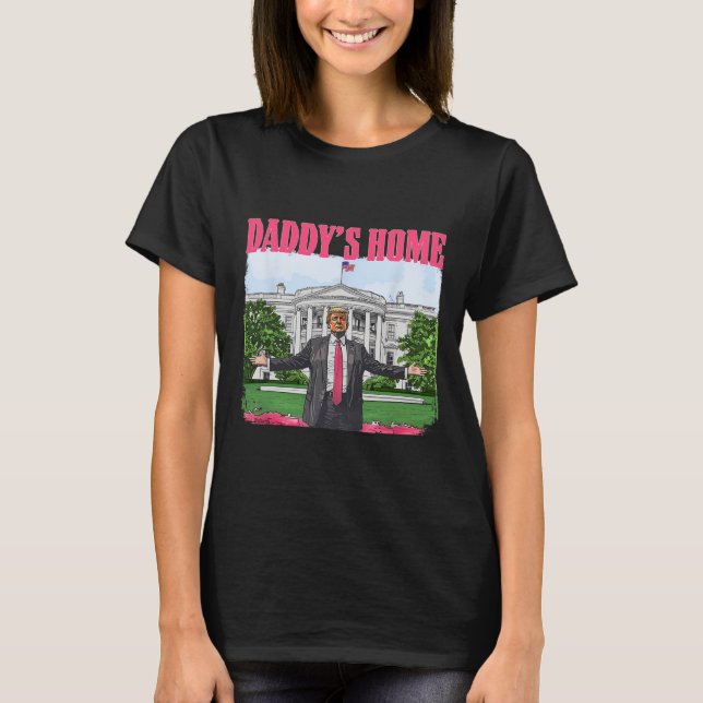 Camiseta Casa de Trump, casa de un padre gracioso, Com Casa (Anverso)