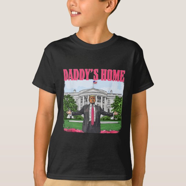 Camiseta Casa de Trump, casa de un padre gracioso, Com Casa (Anverso)