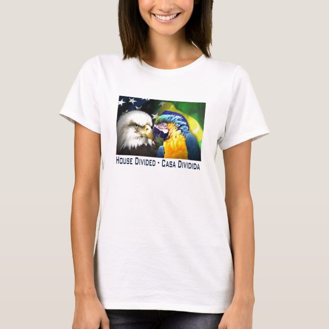 Camiseta Casa de USA/Brazil dividida (Anverso)