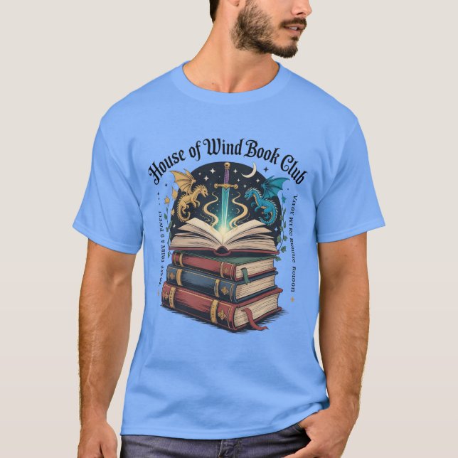 CAMISETA CASA DE VIENTO - CLUB DE LIBROS (Anverso)