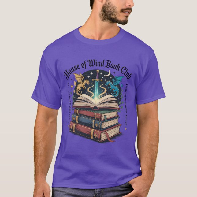 CAMISETA CASA DE VIENTO - CLUB DE LIBROS (Anverso)