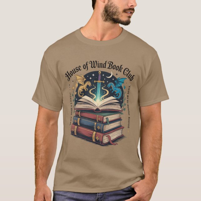 CAMISETA CASA DE VIENTO - CLUB DE LIBROS (Anverso)