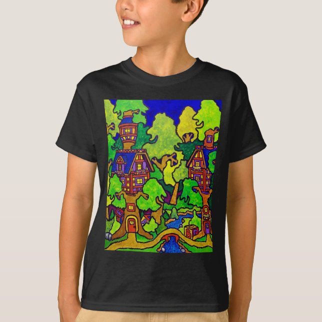 Camiseta Casa del árbol de la magia de los niños (Anverso)