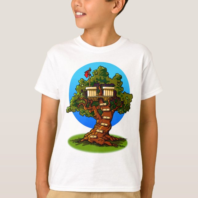 Camiseta Casa del árbol del dibujo animado (Anverso)