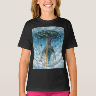 Camiseta Casa del Árbol Mágico Lluvia de Colores al Revés