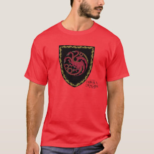 Camiseta CASA DEL DRAGÓN   Escudo de House Targaryen