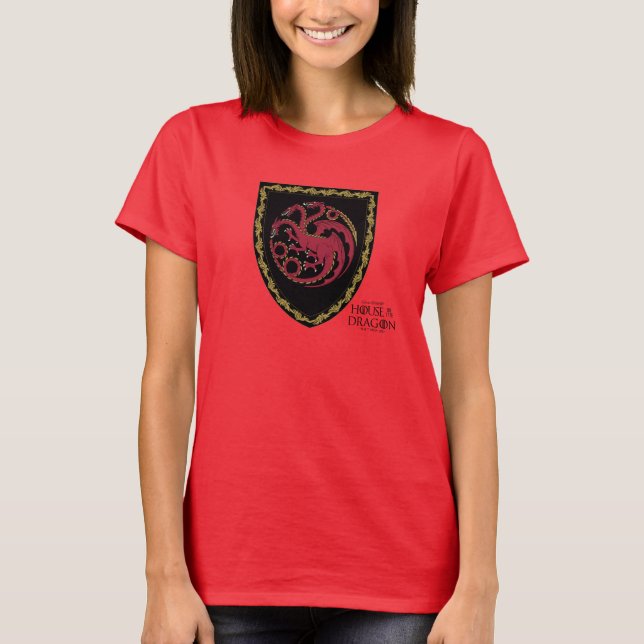 Camiseta CASA DEL DRAGÓN | Escudo de House Targaryen (Anverso)