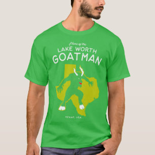 Camiseta Casa del Monstruo del Lago Worth Goatman Texas USA