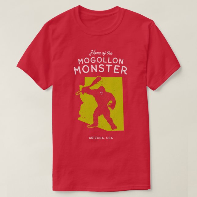 Camiseta Casa del Monstruo Mogollon Arizona Estados Unidos  (Diseño del anverso)