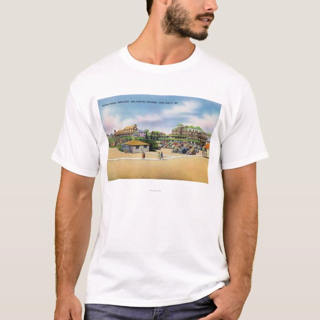 Camiseta Casa del océano, trituradores, y argumentos del (Anverso)