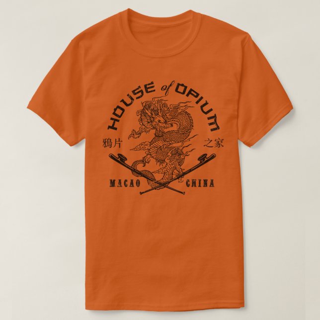 Camiseta Casa del Opio (Diseño del anverso)