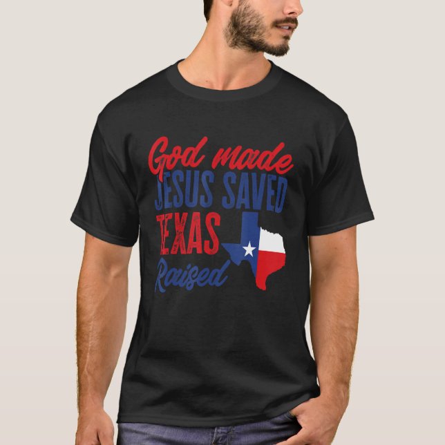 Camiseta Casa del Orgullo de Texas que Dios hizo crecer a J (Anverso)