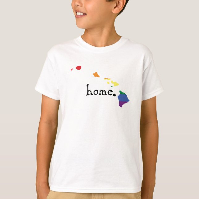 Camiseta Casa del Orgullo Gay| Hawai (Anverso)