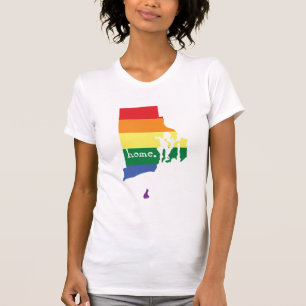 Camiseta Casa del Orgullo Gay  Isla Rhode