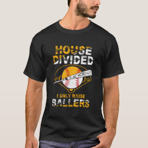 Camiseta Casa Dividida Yo Solo Elevo Balestes Softball Base