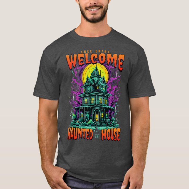 Camiseta Casa embrujada (Anverso)