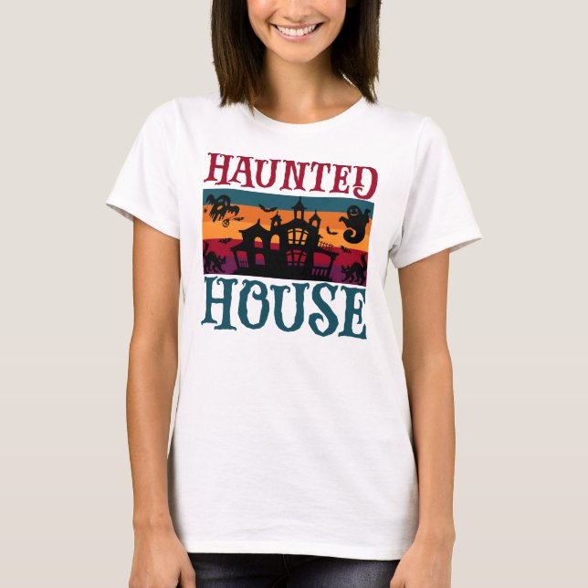 Camiseta Casa embrujada (Anverso)