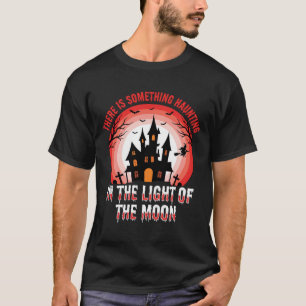 Camiseta Casa Embrujada de Halloween Bruja a la Luz de la L