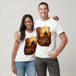 Camiseta Casa Embrujada de Halloween Espeluznante