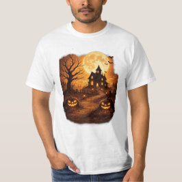 Camiseta Casa Embrujada de Halloween Espeluznante