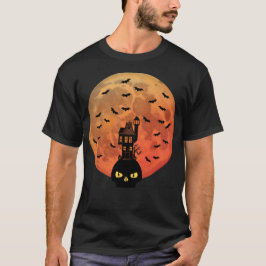 Camiseta Casa embrujada de la luna de sangre