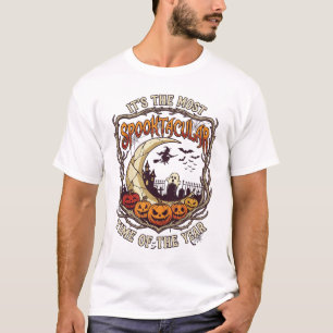 Camiseta Casa embrujada de luna creciente Spooktacular Hall