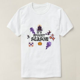 Camiseta Casa embrujada púrpura espeluznante diseño de Hall