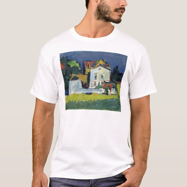 Camiseta Casa en un paisaje (Anverso)