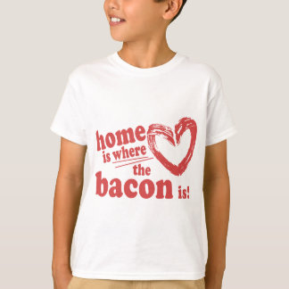 Camiseta Casa es donde está el Bacon