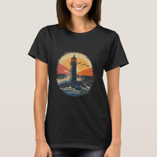 Camiseta Casa junto al mar Faro Navegación a vela Mar Barco
