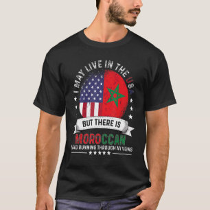 Camiseta Casa marroquí-americana en EE.UU. Patriot American