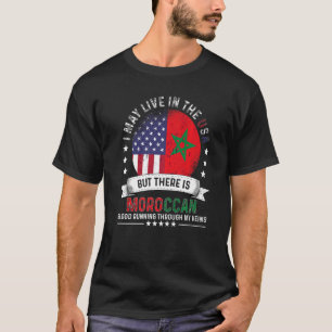 Camiseta Casa marroquí-americana en EE.UU. Patriot American