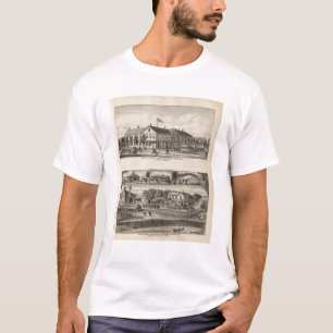 Camiseta Casa pacífica, granja del valle de la salina,