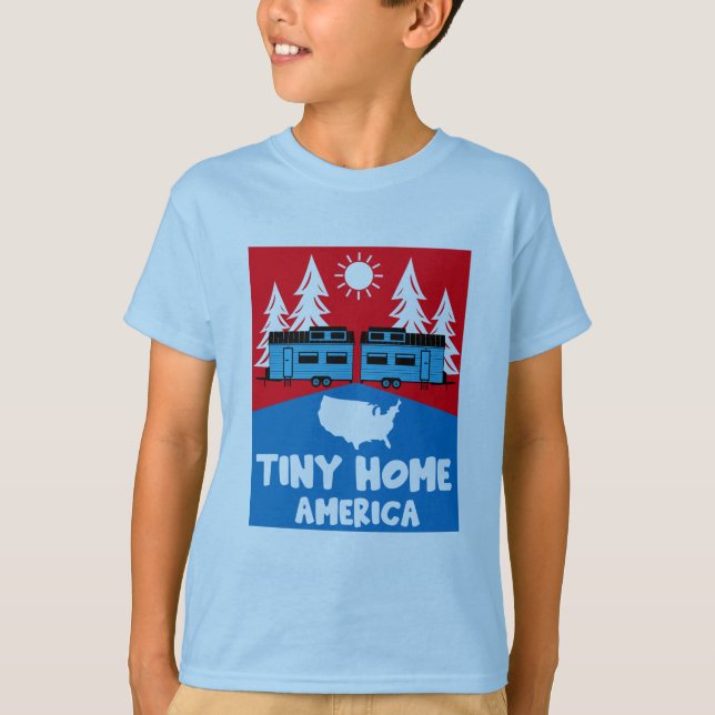 Camiseta Casa pequeña América (Anverso)