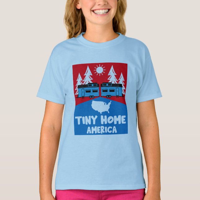 Camiseta Casa pequeña América (Anverso)