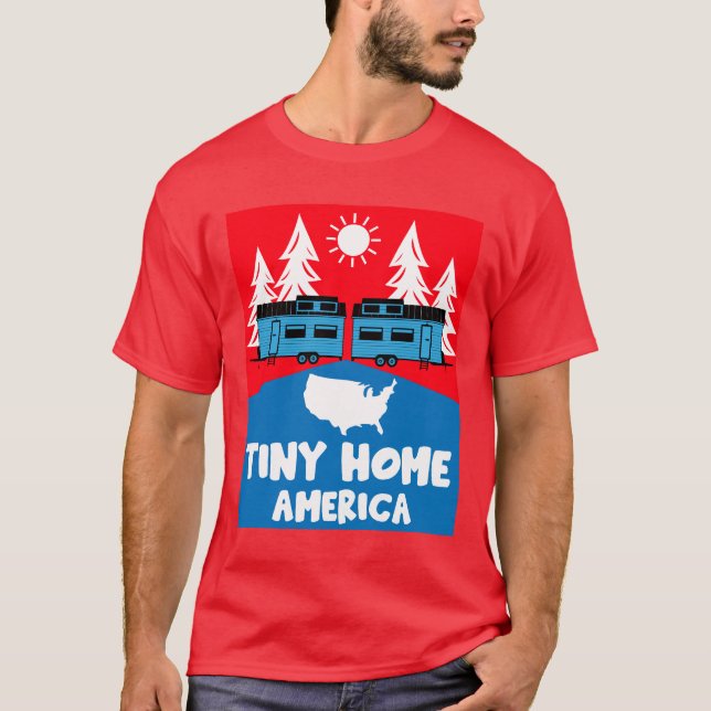 Camiseta Casa pequeña América (Anverso)