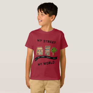 Camiseta Casa personalizado dibujando a niños
