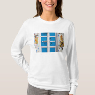 Camiseta Casa pintada de azul, Udaipur, Rajasthan, India
