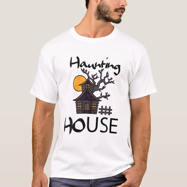 Camiseta Casa rara divertida (Anverso)