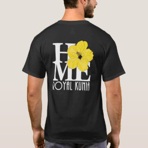 Camiseta CASA Royal Kunia Yellow Hibiscus (impresión traser