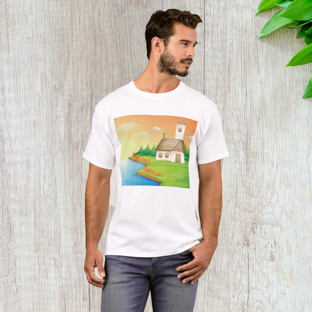 Camiseta Casa rural a orillas del lago (Subido por el creador)