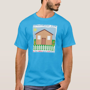 Camiseta Casa segura Zona desmilitarizada salva a los niños