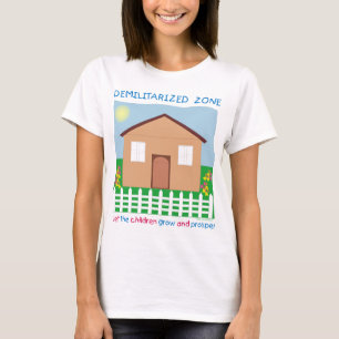 Camiseta Casa segura Zona desmilitarizada salva a los niños