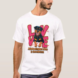 Camiseta Casa sin perro incompleta
