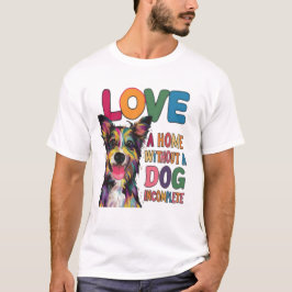 Camiseta Casa sin perro incompleta