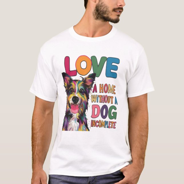 Camiseta Casa sin perro incompleta (Anverso)