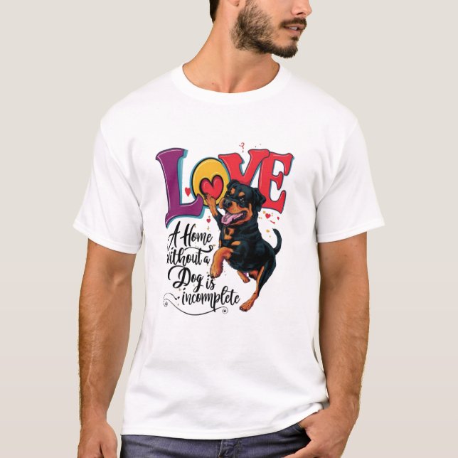 Camiseta Casa sin perro incompleta (Anverso)